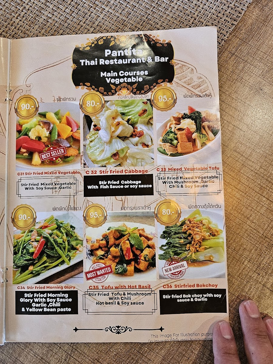 Menu Pantita Thai Restaurant And Bar-4