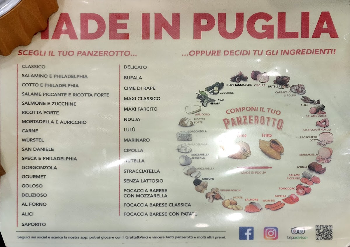 Menu Panzerò Panzerotti Per Passione-4