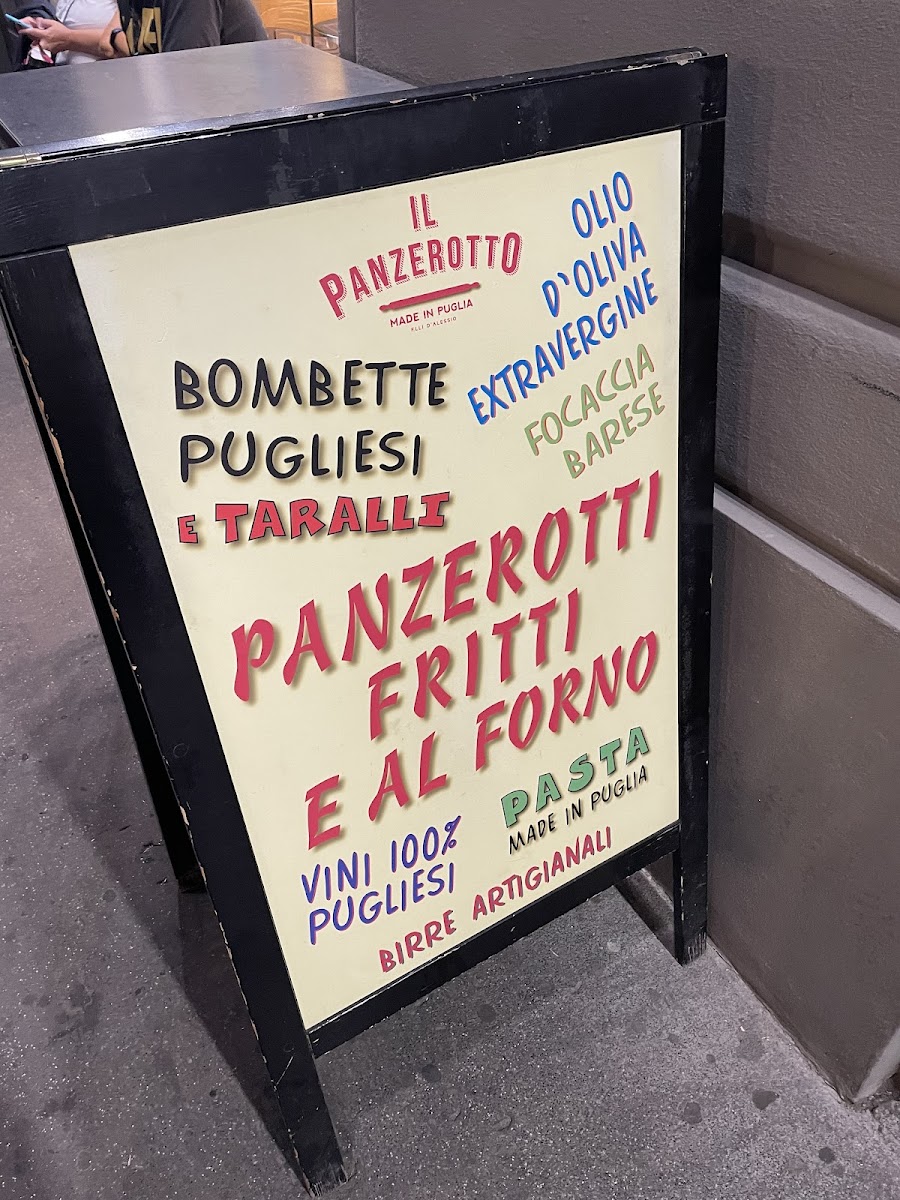 Menu Panzerò Panzerotti Per Passione-5
