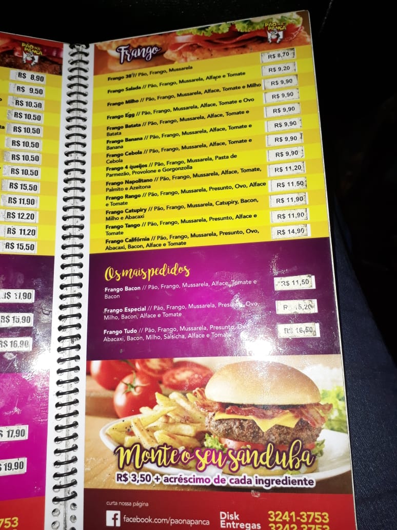 Menu Pão Na Pança-1