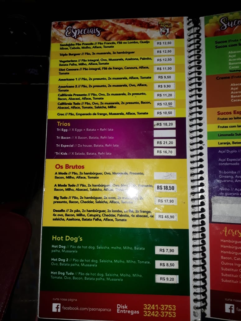 Menu Pão Na Pança-5