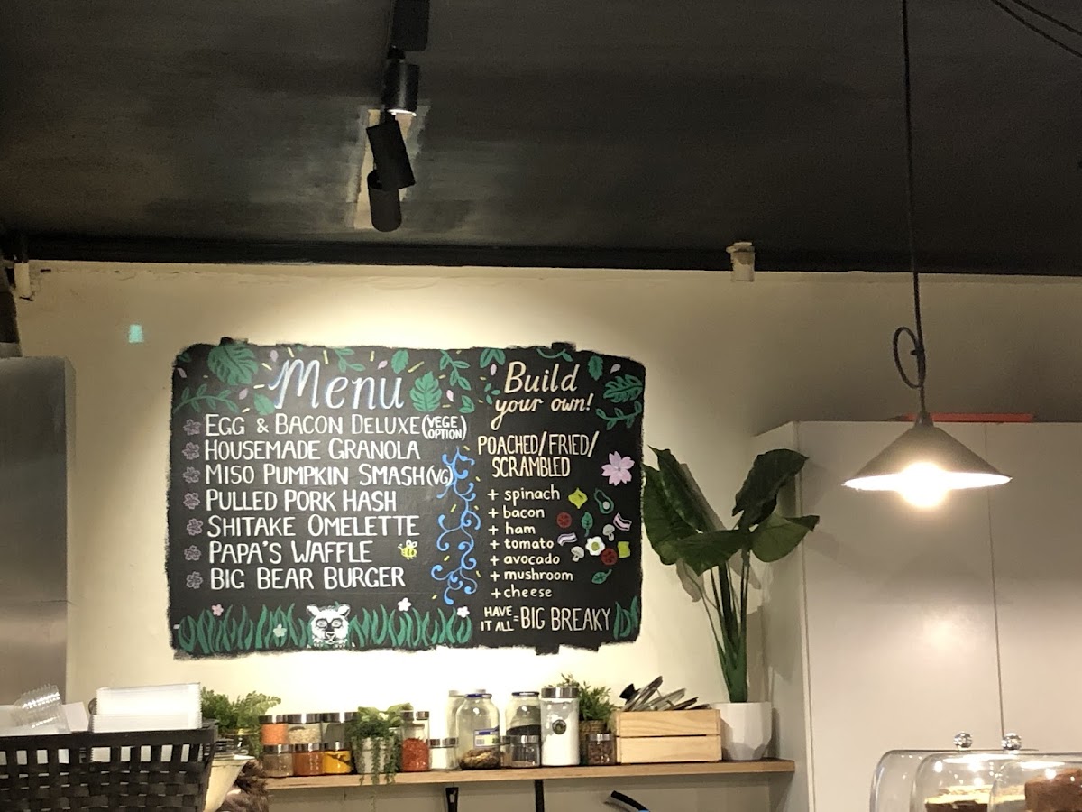 Menu Papa Bear-1