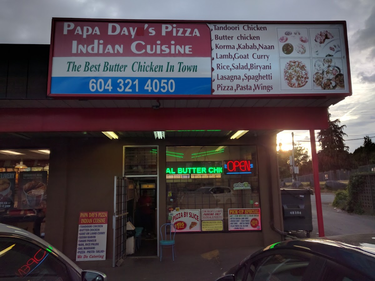 Papa Day's Pizza & Indian Cuisine