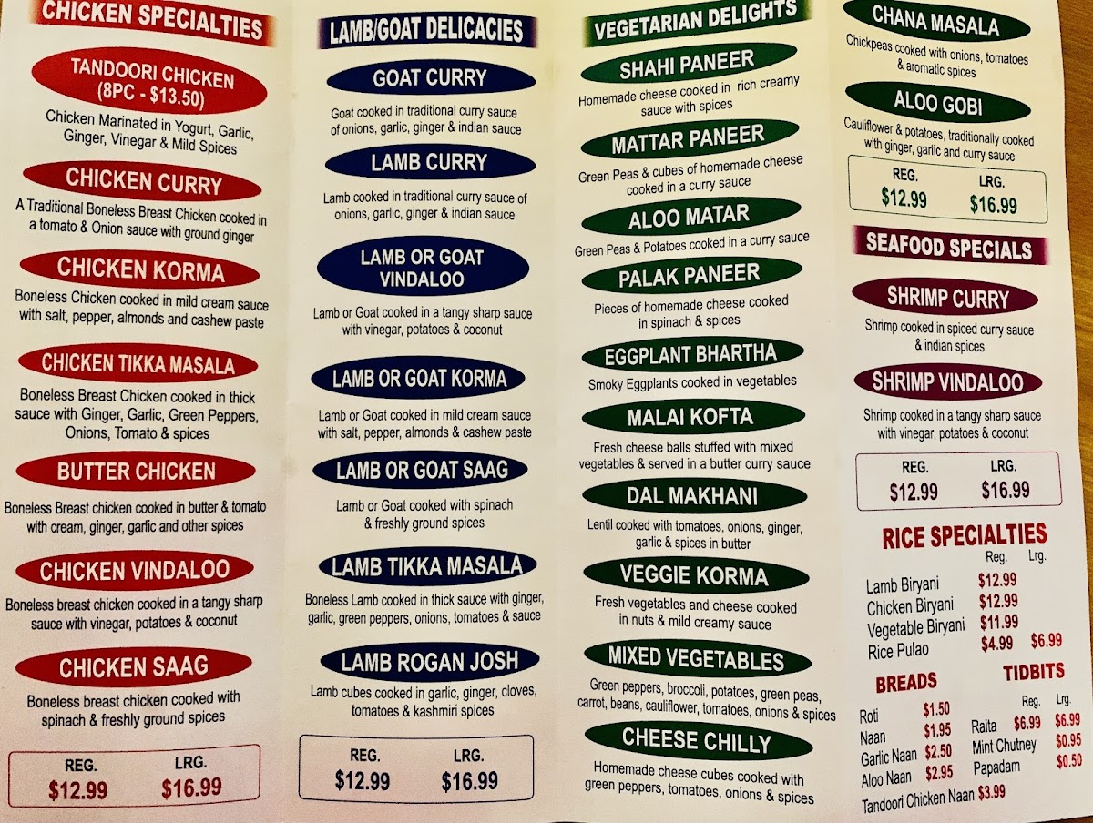 Menu Papa Day's Pizza & Indian Cuisine-4