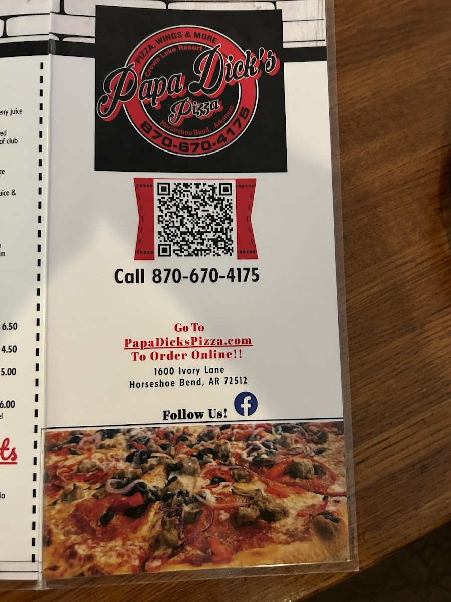 Menu Papa Dick's Pizza-10