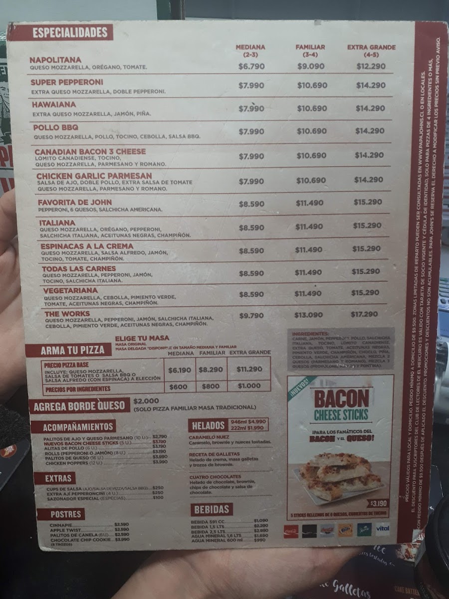 Menu Papa John's El Bosque-2