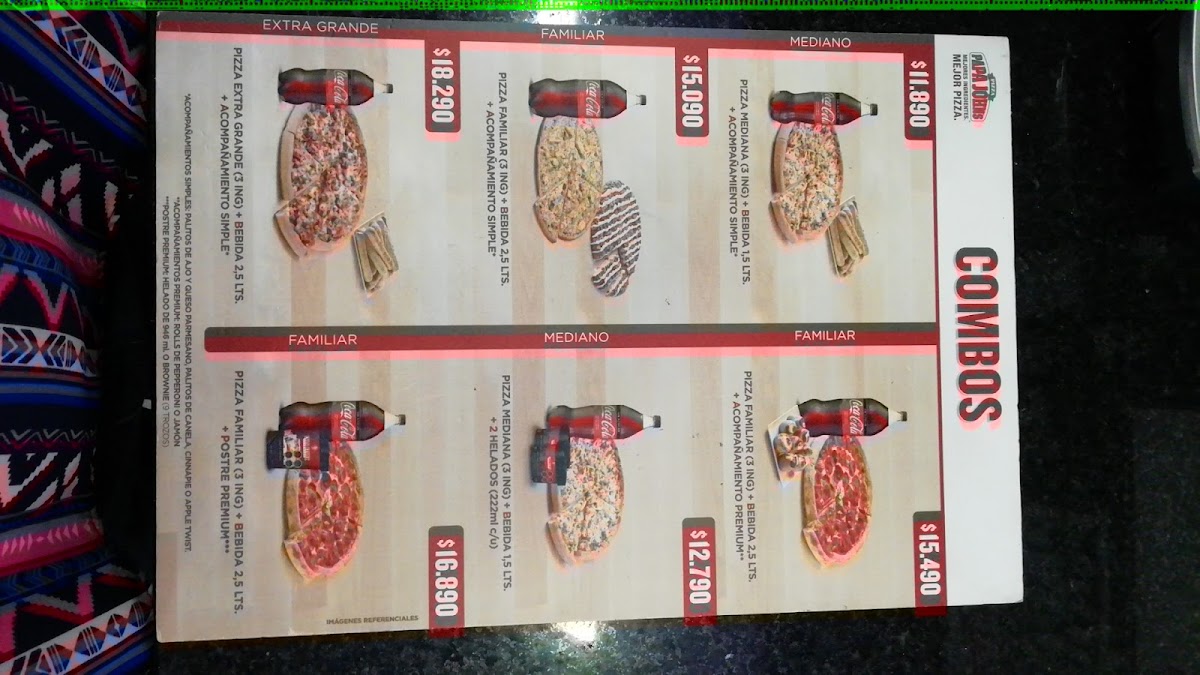 Menu Papa John's El Bosque-4