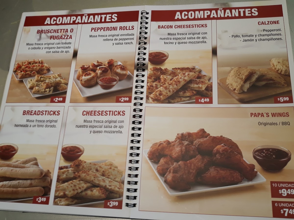 Menu Papa John's-1
