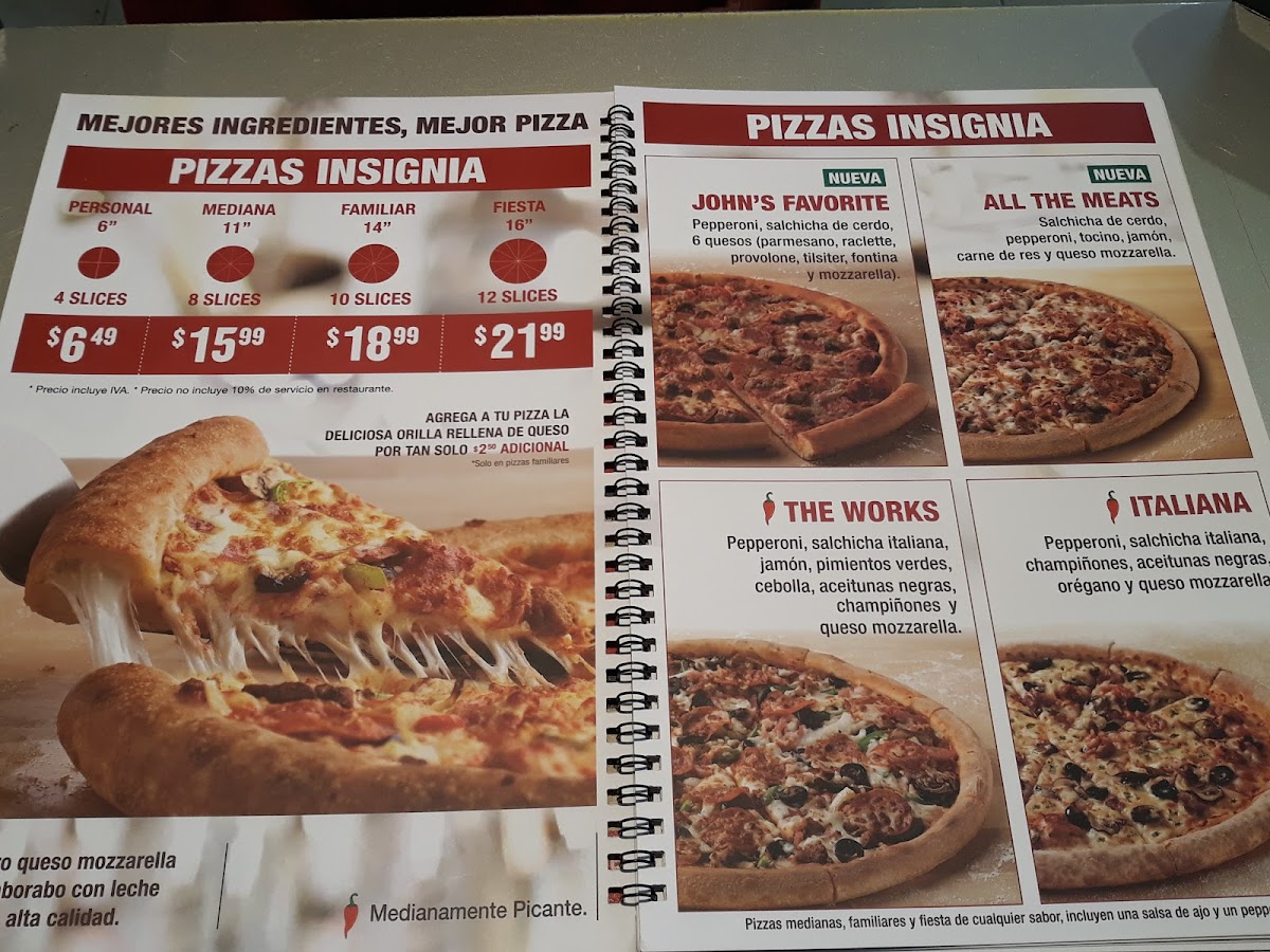 Menu Papa John's-9
