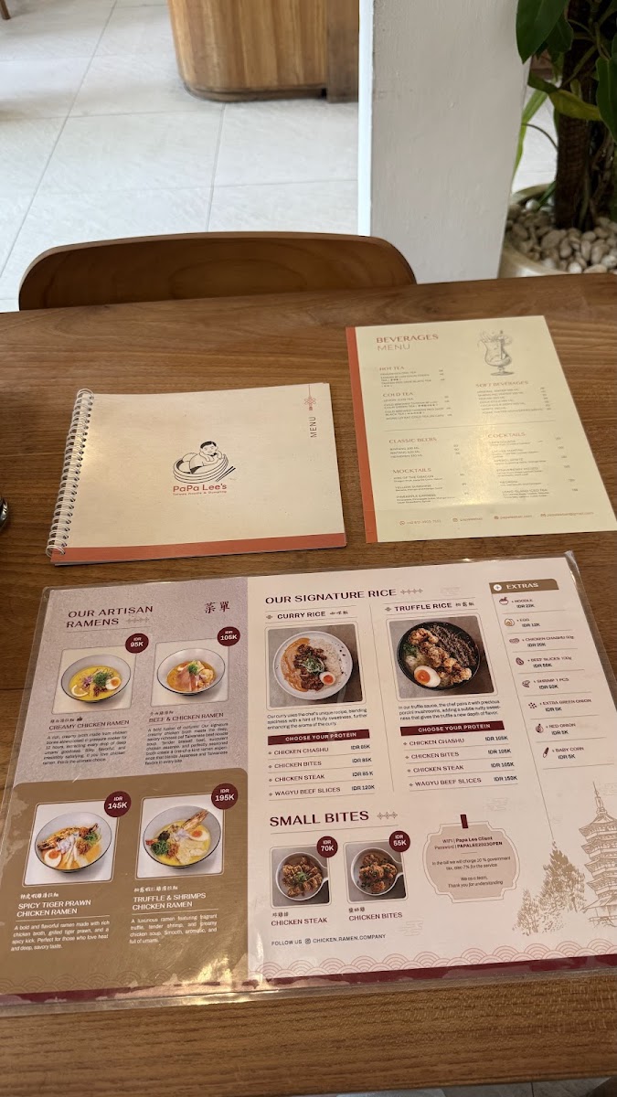 Menu Papa Lee's Taiwan Noodle & Dumplings 台灣人的店-6