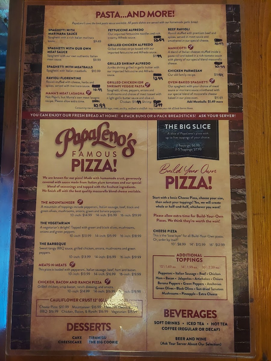 Menu Papa Leno's-10