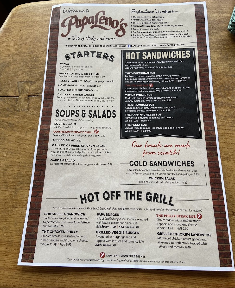 Menu Papa Leno's-2