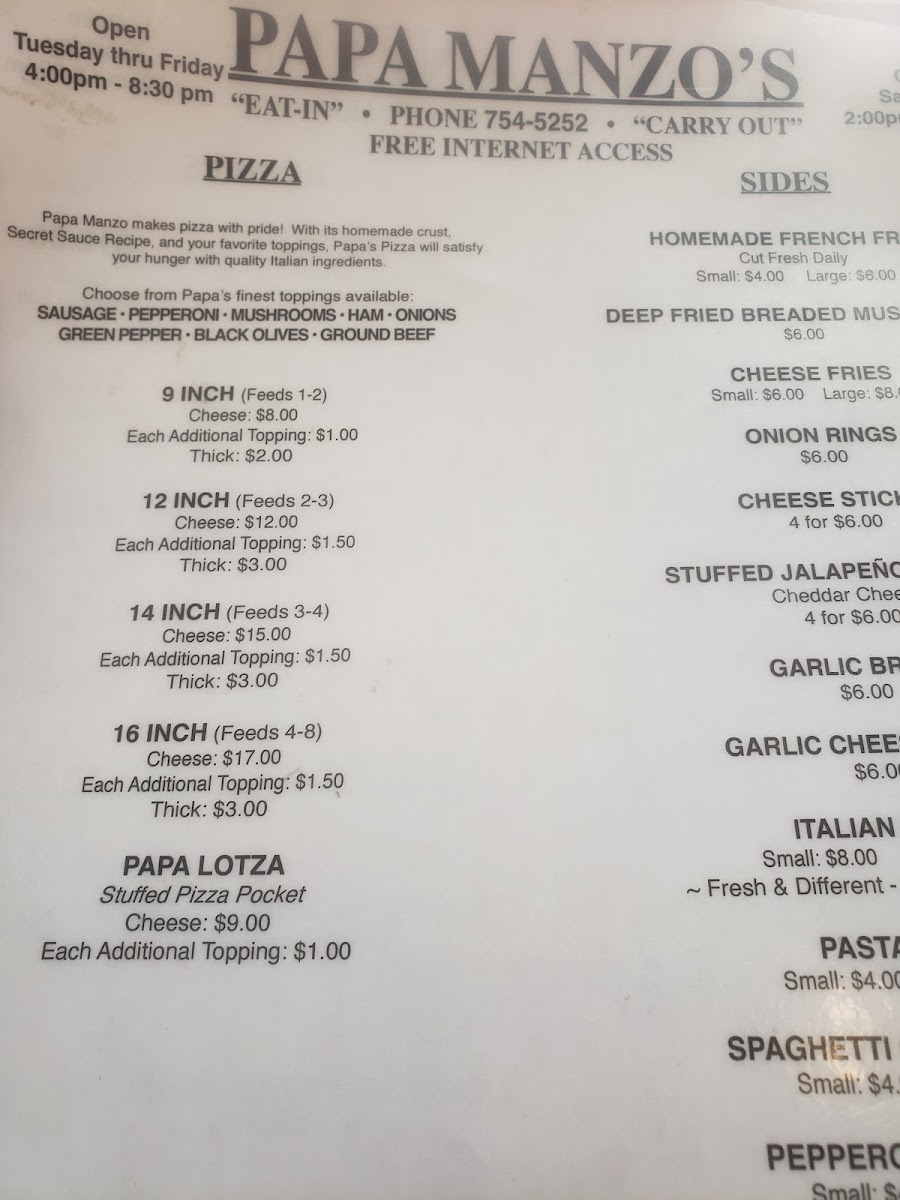 Menu Papa Manzo's-3