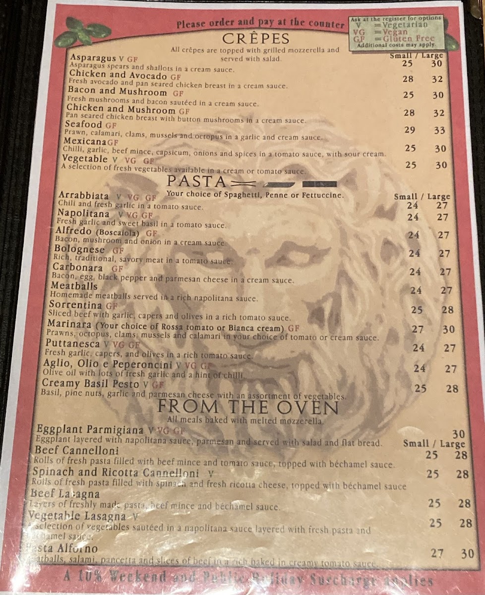 Menu Papadino's Katoomba-6