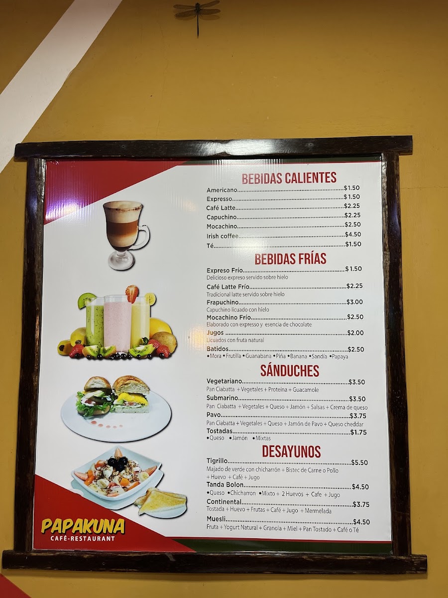 Menu Papakuna Café Restaurant-10