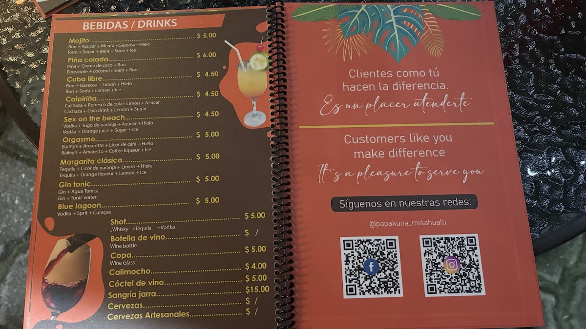 Menu Papakuna Café Restaurant-4
