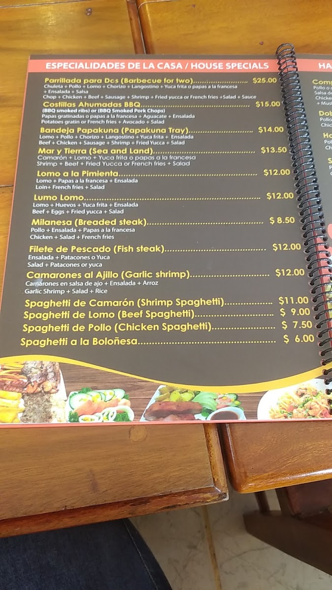 Menu Papakuna Café Restaurant-7