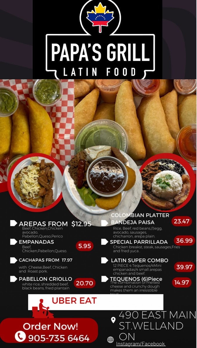 Menu Papa's Grill-1