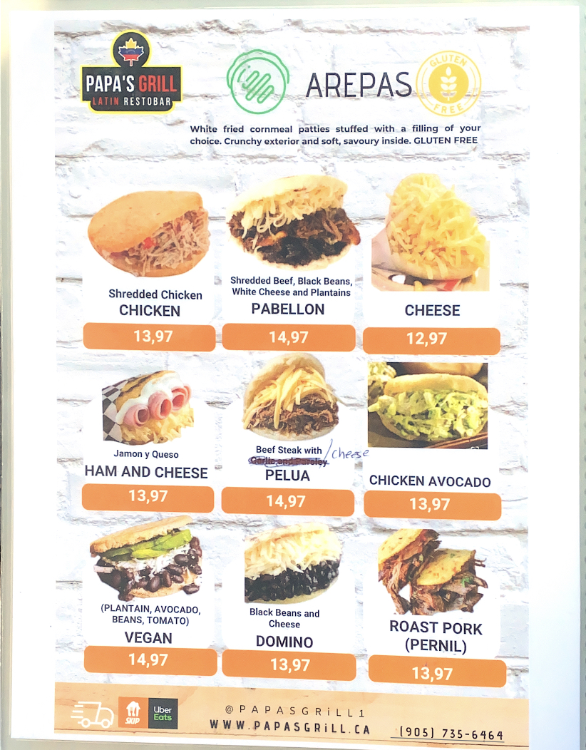 Menu Papa's Grill-3