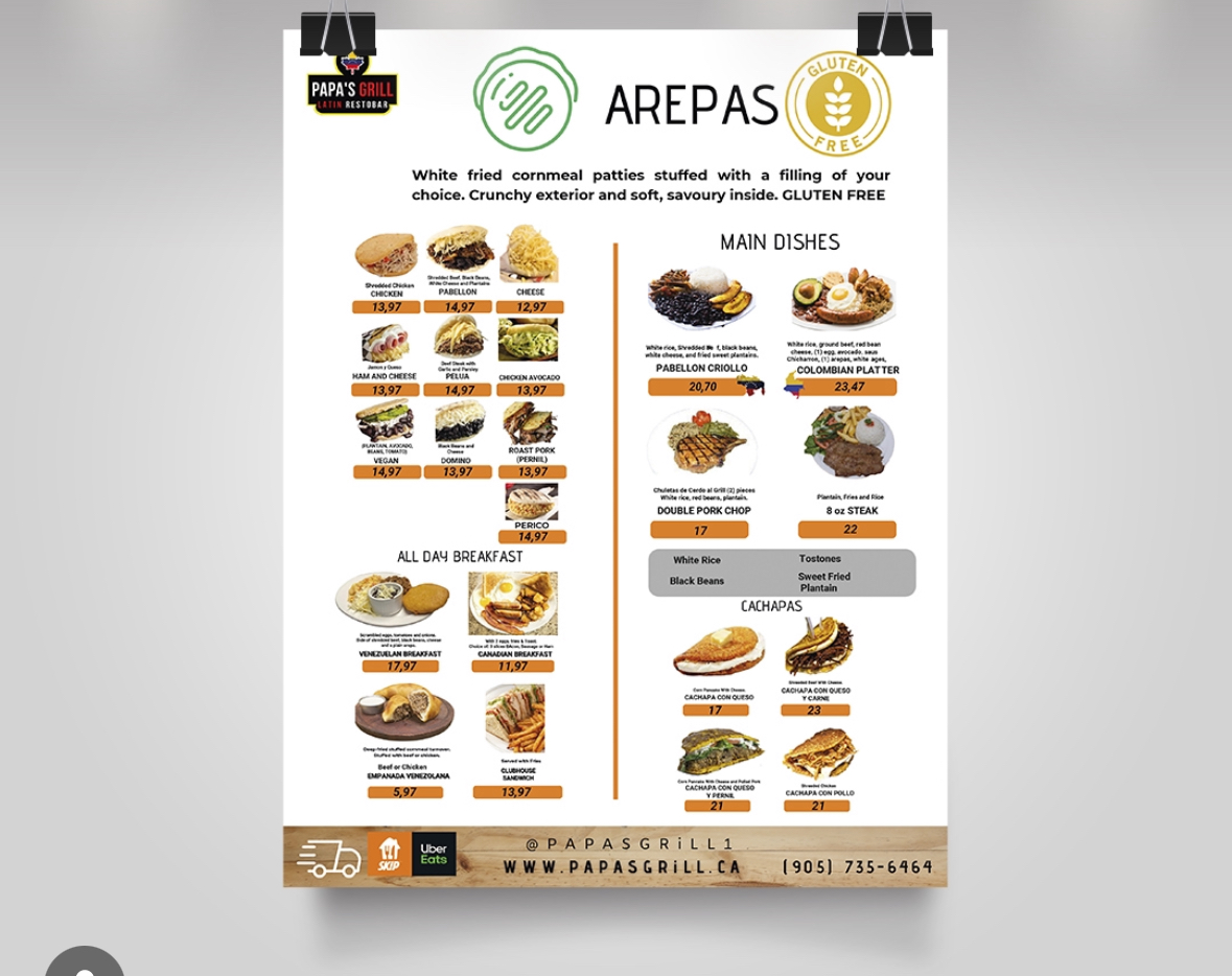 Menu Papa's Grill-7