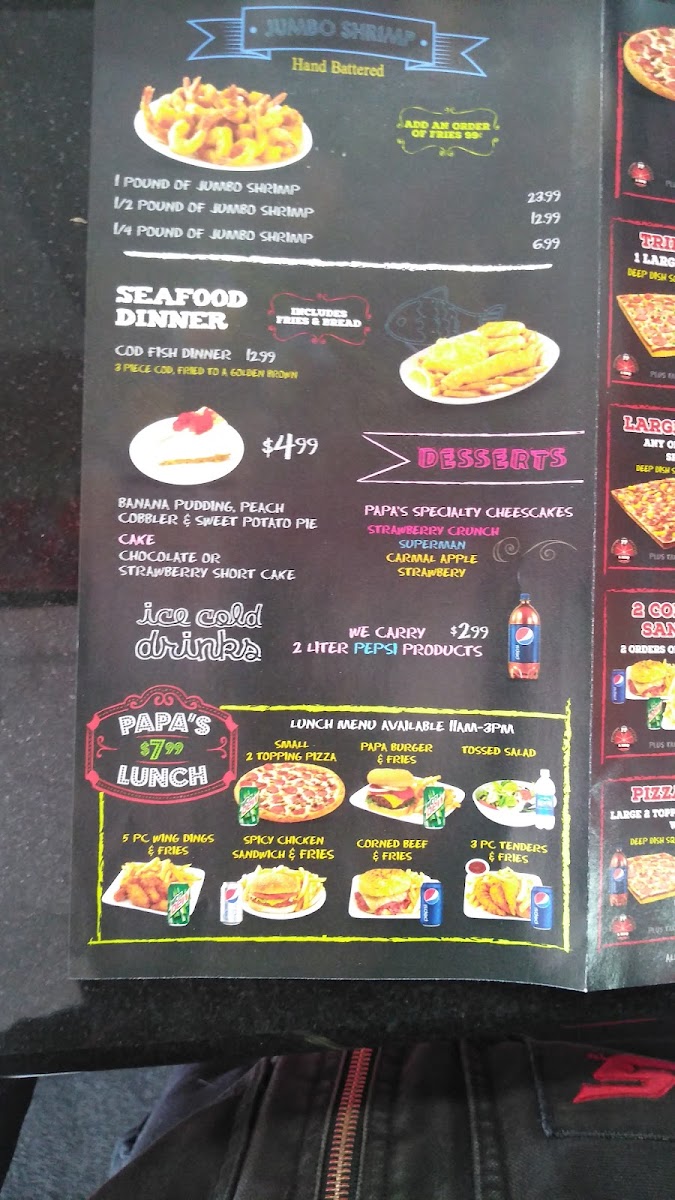Papa's Pizza Menu-3