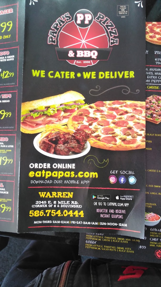 Papa's Pizza Menu-6
