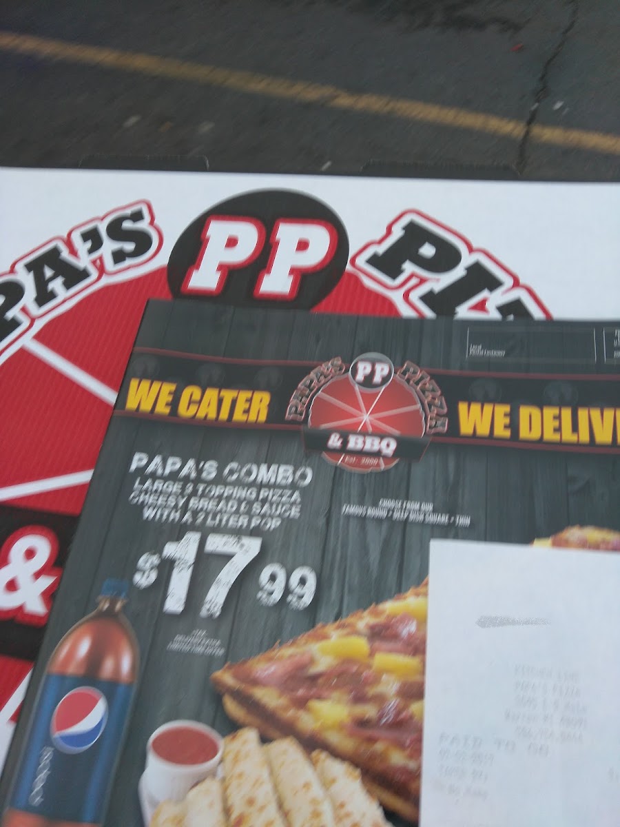 Papa's Pizza Menu-7
