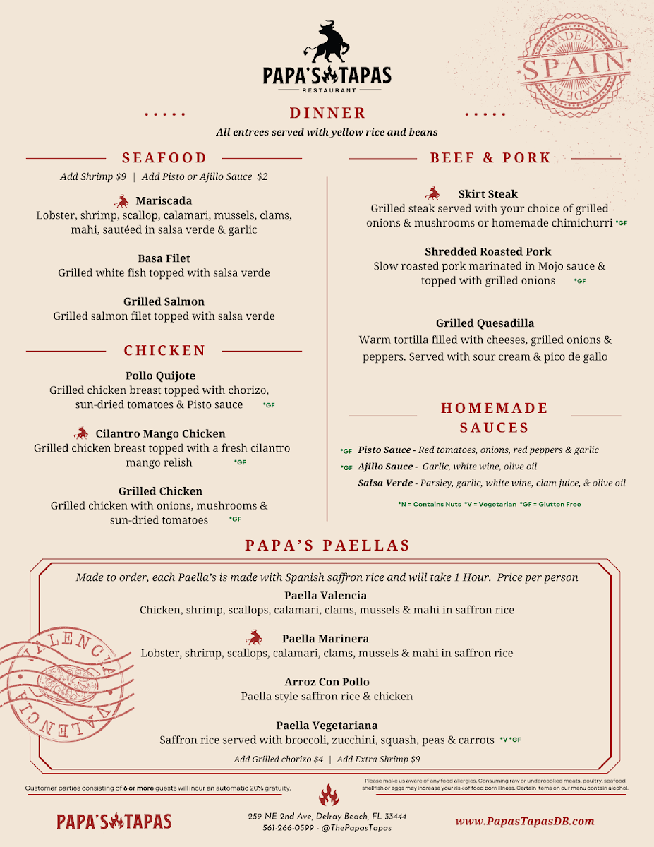 Menu Papa's Tapas-1