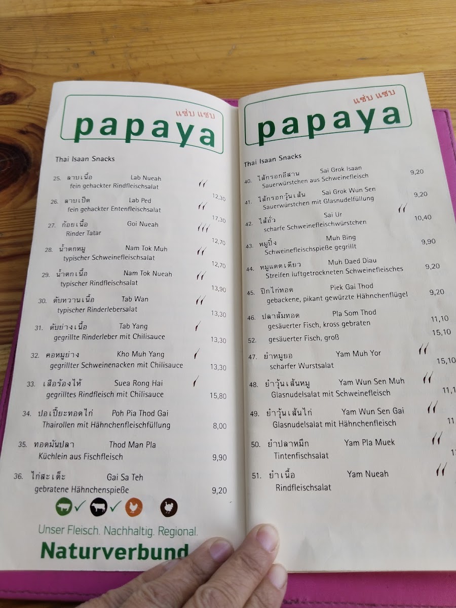 Menu Papaya Kantstraße-3
