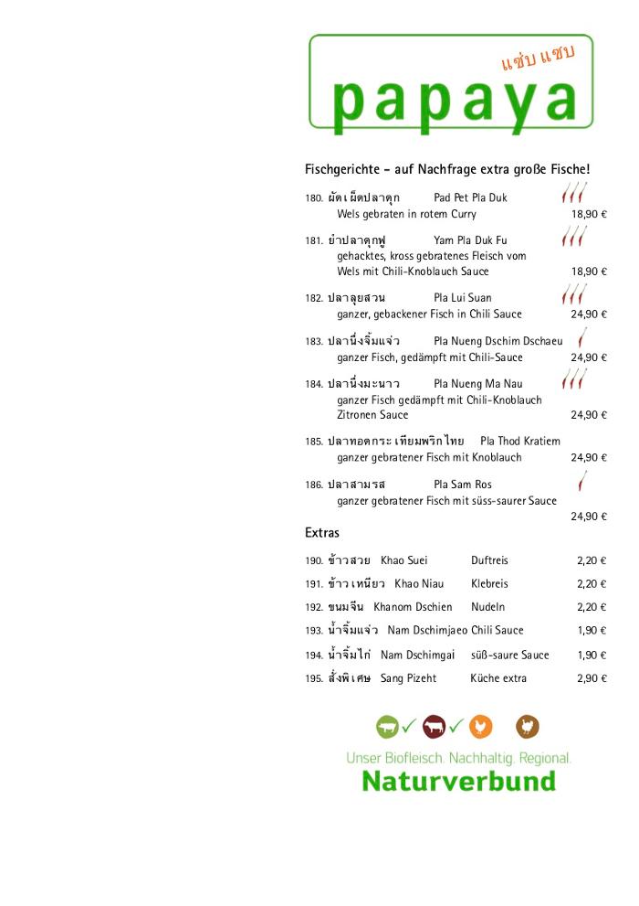 Menu Papaya Kantstraße-4