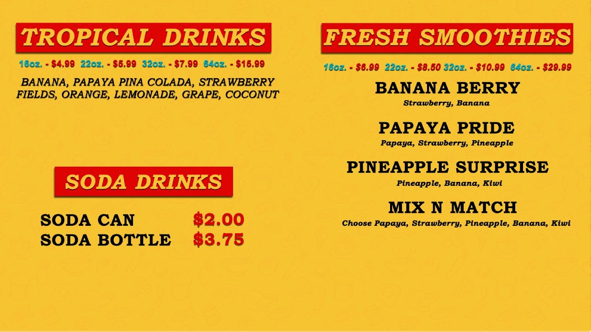 Menu Papaya King-3