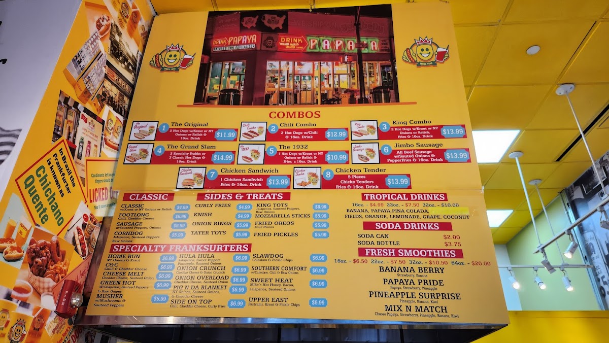 Menu Papaya King-7