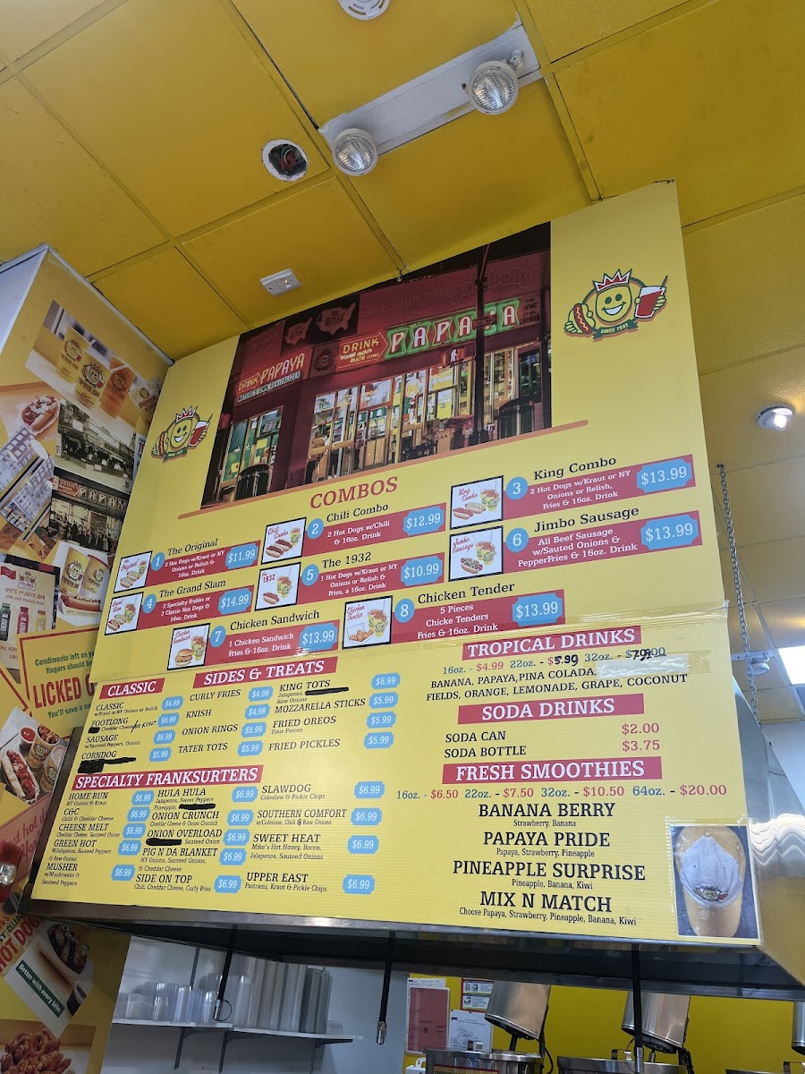 Menu Papaya King-8