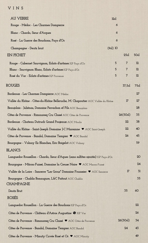 Menu Papaye Verte-1