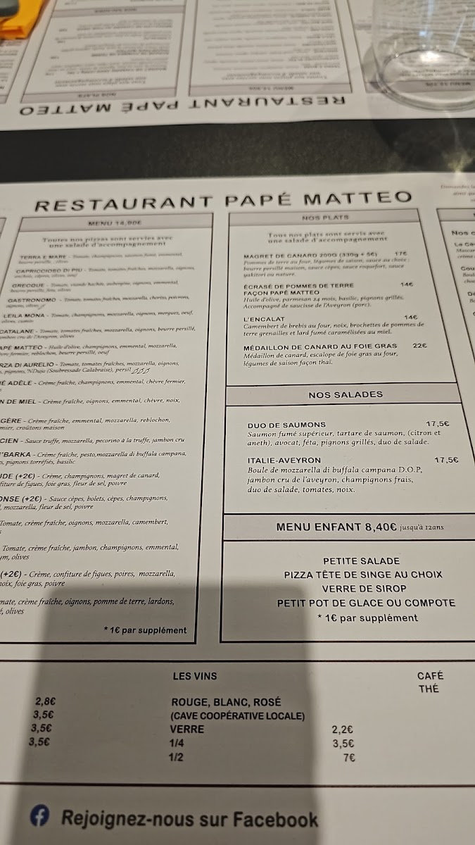 Menu Papé Matteo Clermont L'hérault-6