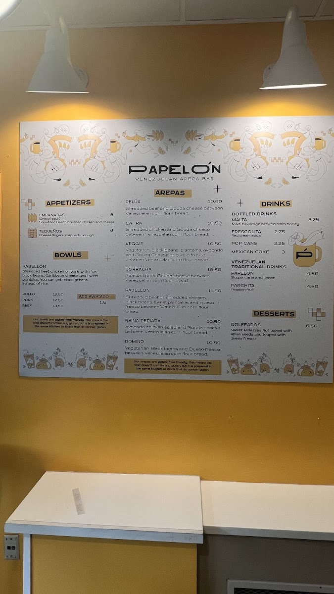 Menu Papelón Venezuelan Arepa Bar-4