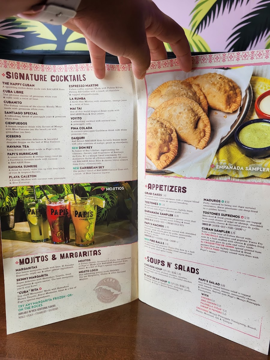 Menu Papi's Cuban & Caribbean Grill-10