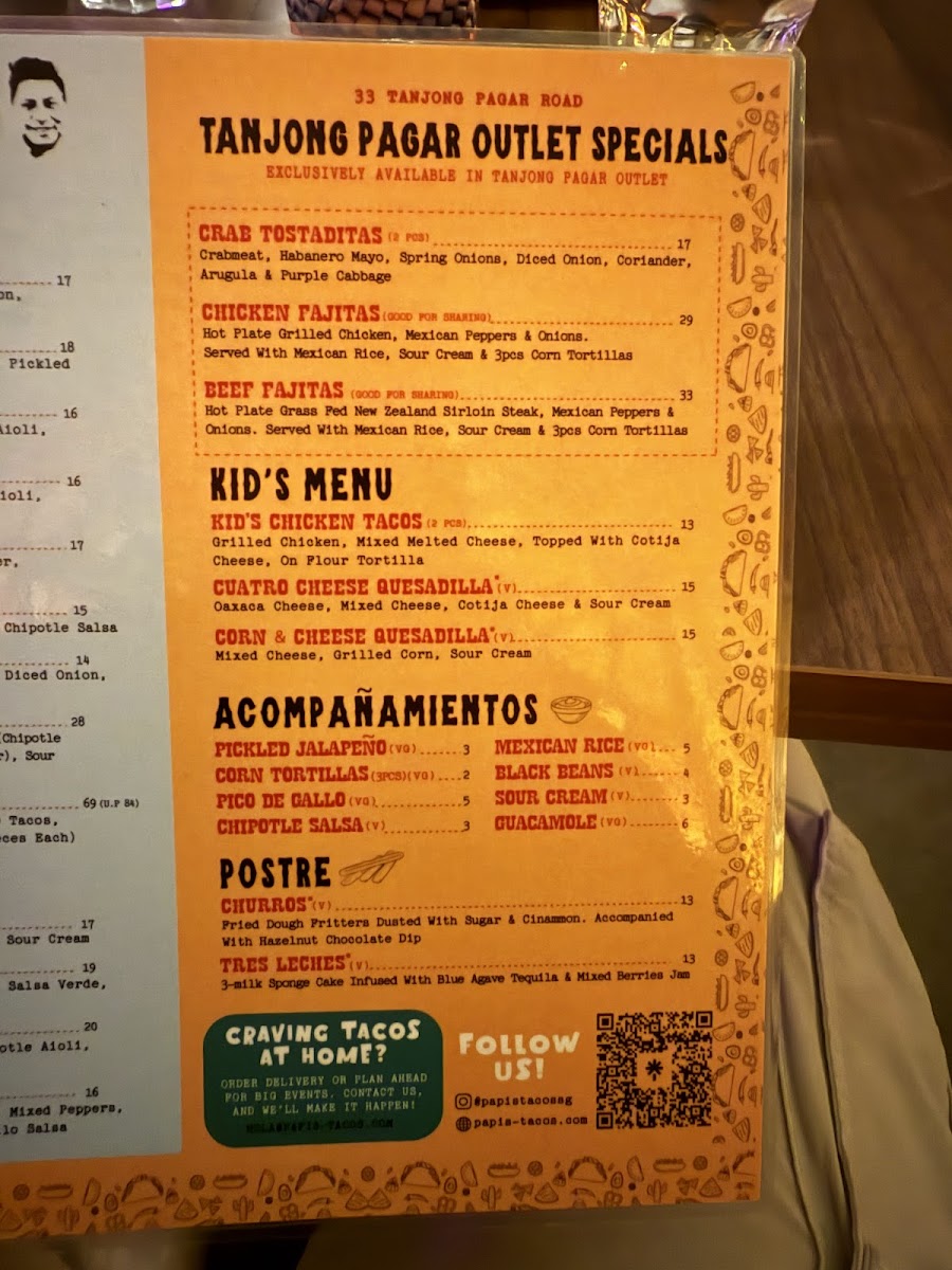 Menu Papi's Tacos - Tanjong Pagar-4