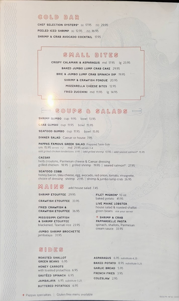 Pappas Seafood House Menu-2