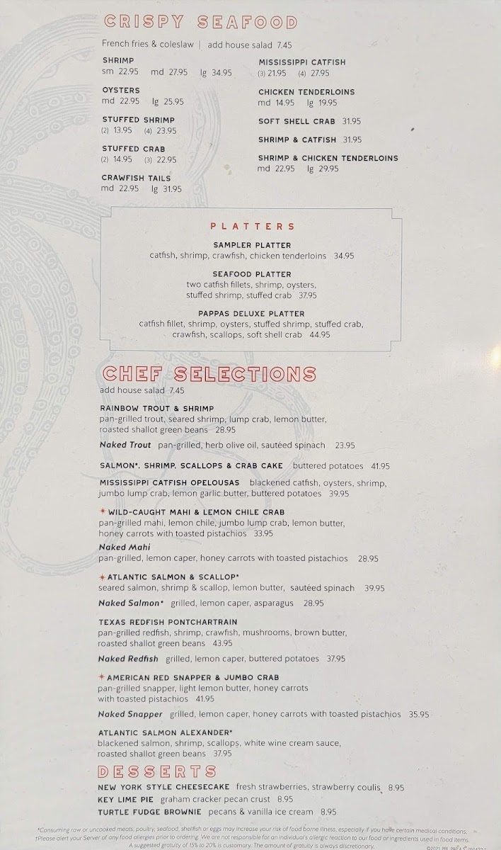 Pappas Seafood House Menu-6