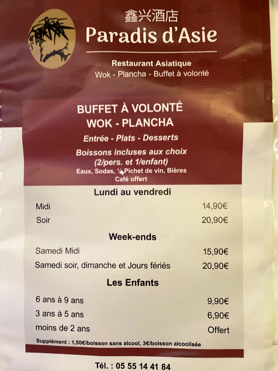 Menu Paradis D'asie-2