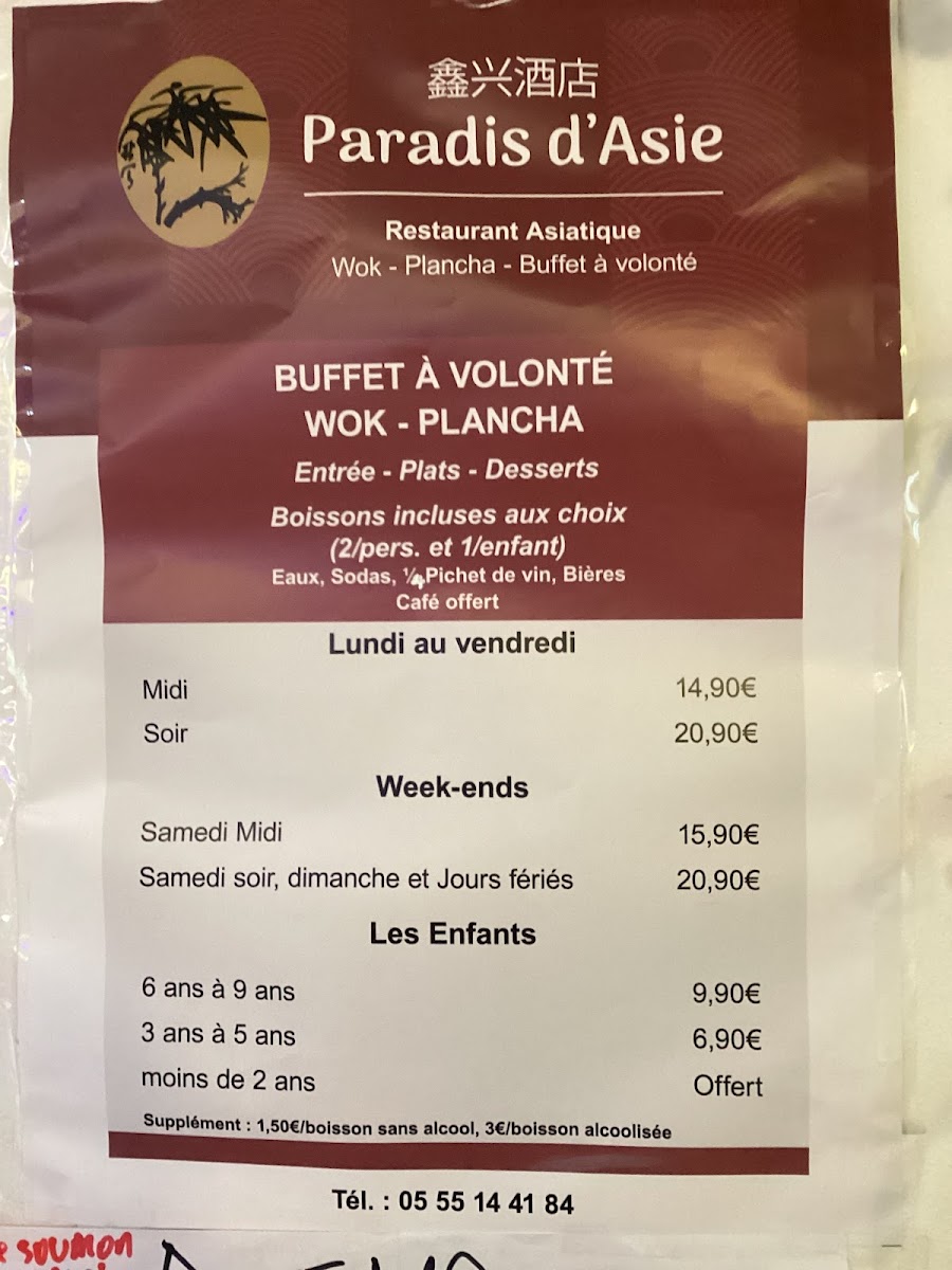 Menu Paradis D'asie-3