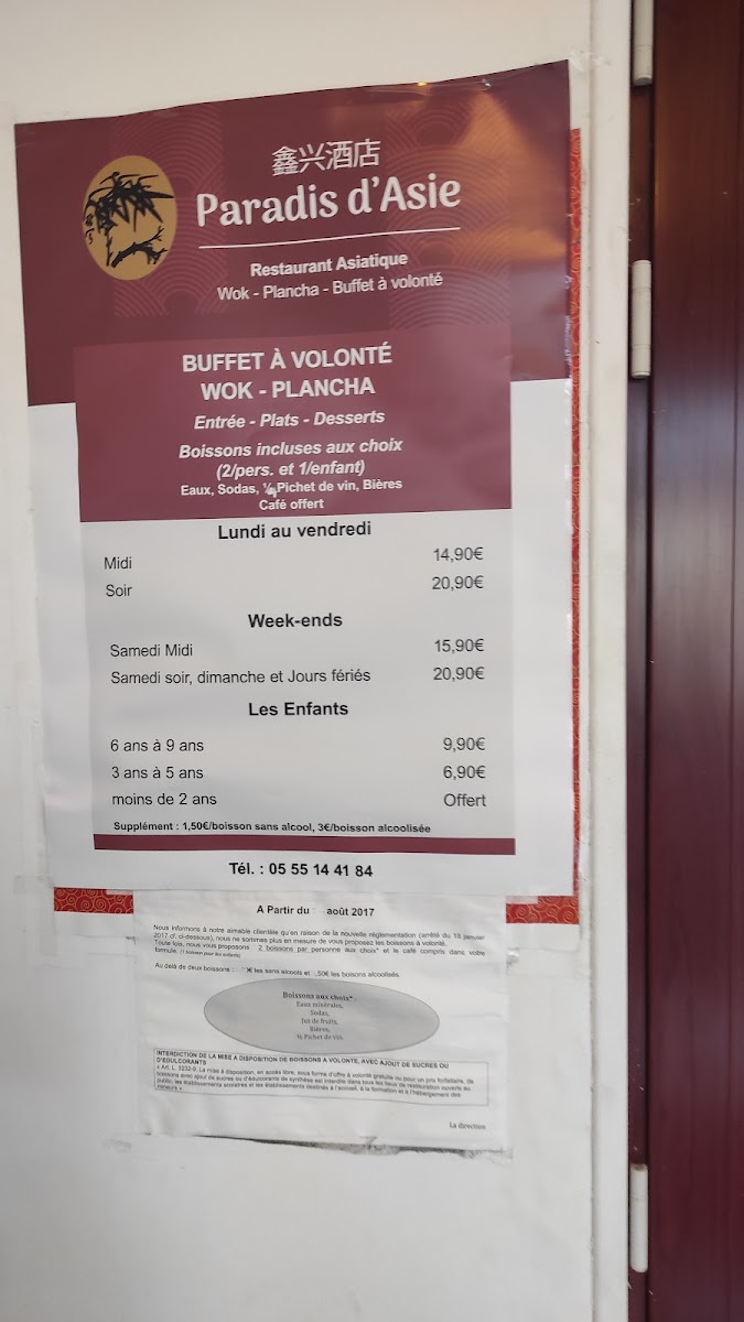Menu Paradis D'asie-5