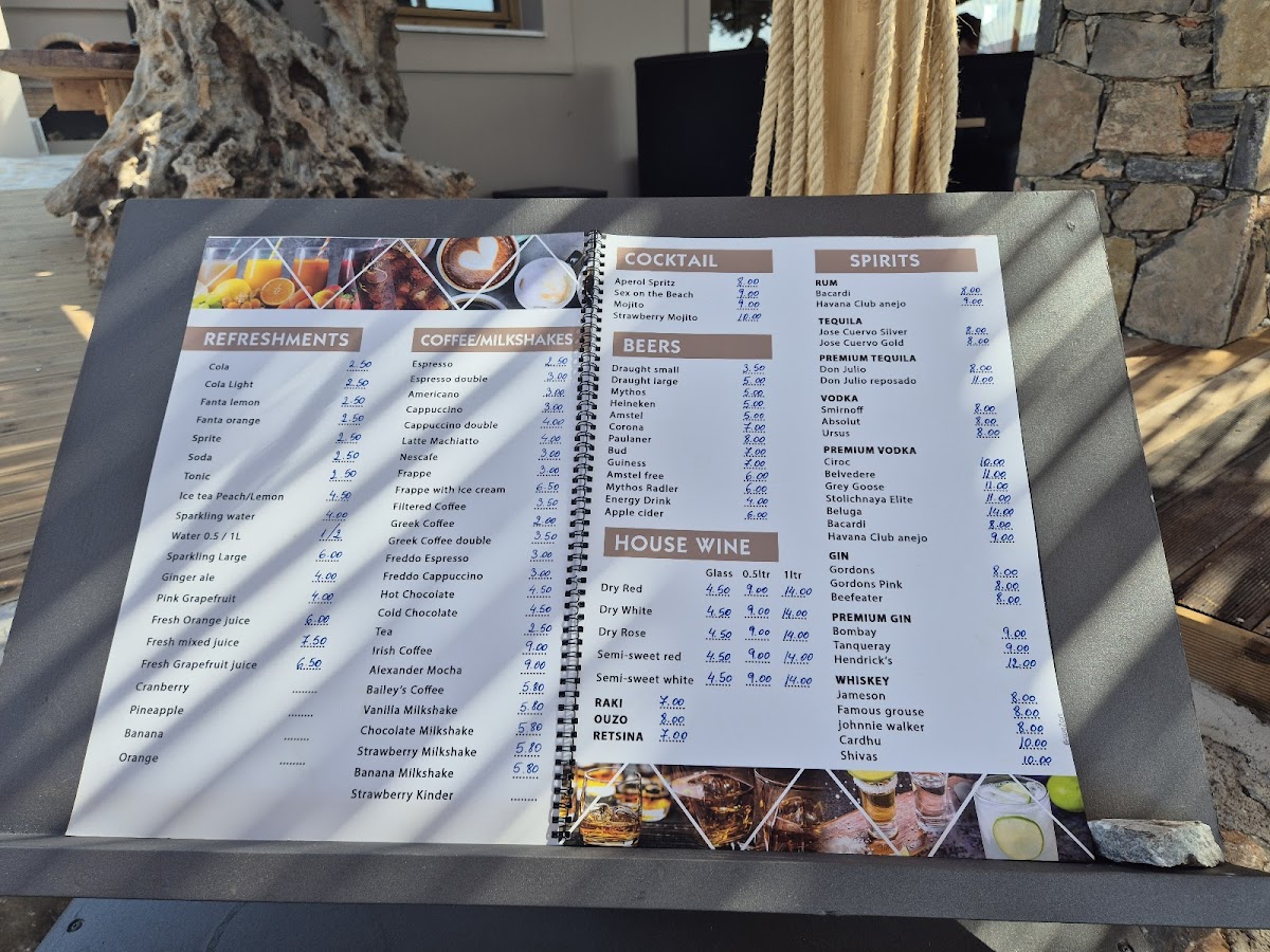 Menu Paradise Bar And Grille-1