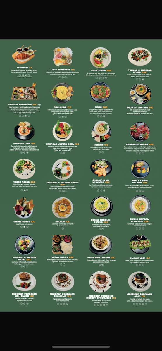 Menu Paradise Brugge-1