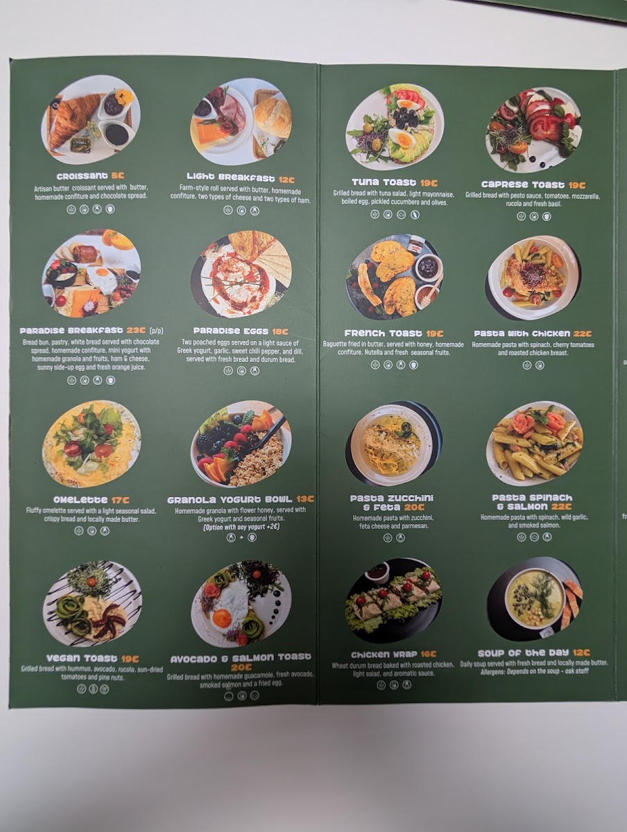 Menu Paradise Brugge-4