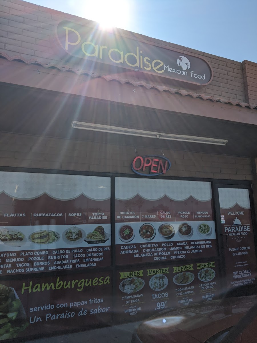 Paradise Mexican Food