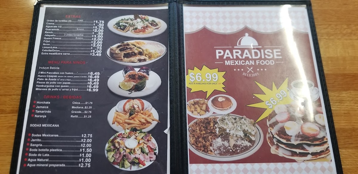 Menu Paradise Mexican Food-9