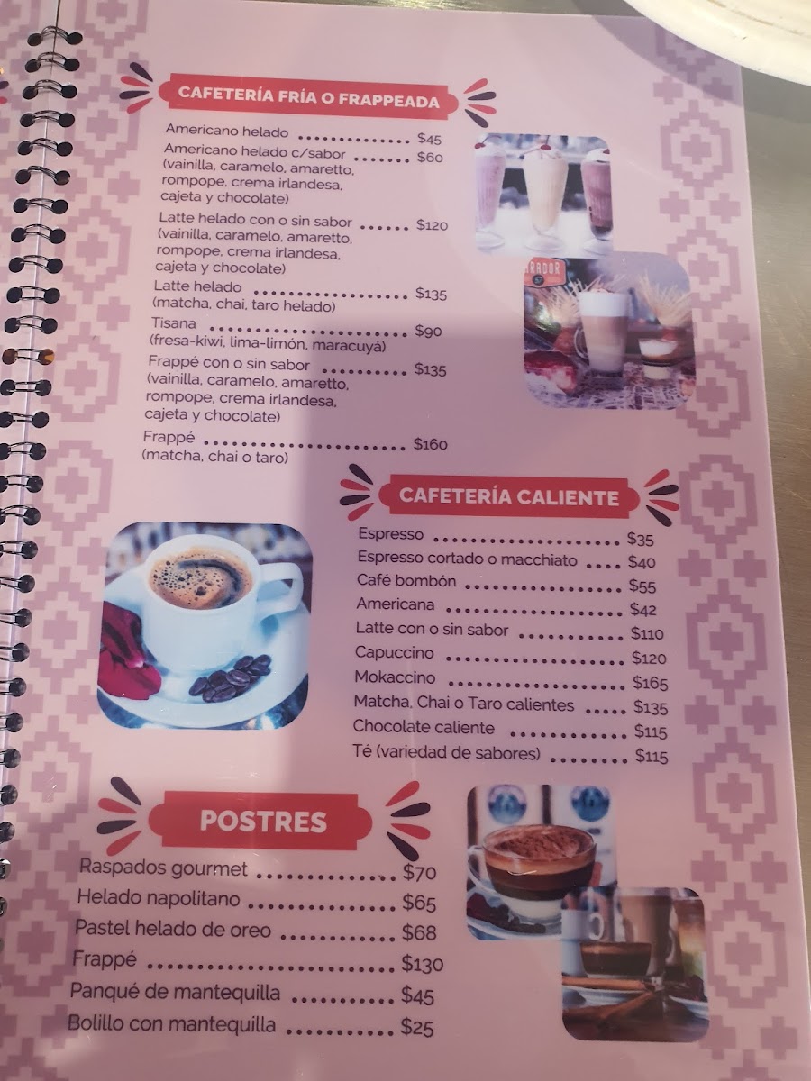 Menu Parador 57-4