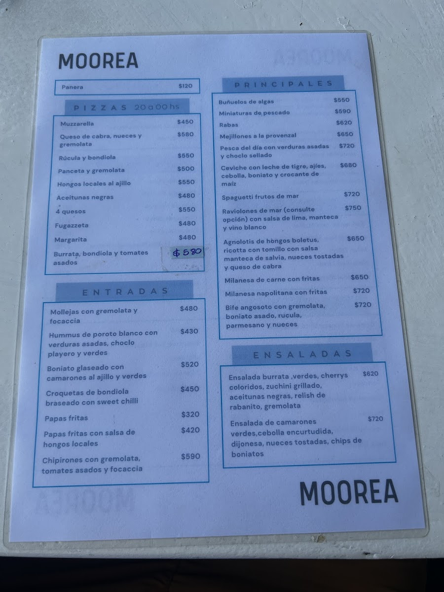 Menu Parador Moorea-1